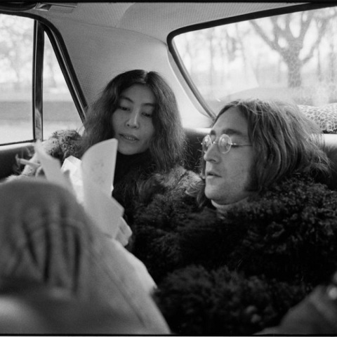 John Lennon and Yoko Ono 