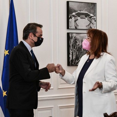 ΣΥΝΑΝΤΗΣΗ ΤΟΥ ΠΡΩΘΥΠΟΥΡΓΟΥ ΚΥΡ. ΜΗΤΣΟΤΑΚΗ ΜΕ ΤΗΝ ΑΝΤΙΠΡΟΕΔΡΟ ΤΗΣ ΕΥΡΩΠΑΪΚΗΣ ΕΠΙΤΡΟΠΗΣ D. SUICA