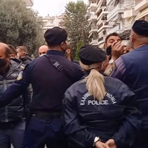 Ένταση στο ΕΠΑΛ Σταυρούπολης - Ισχυρή αστυνομική παρουσία