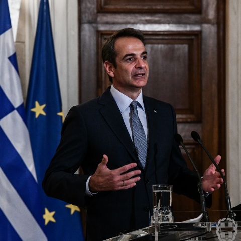 Ο πρωθυπουργός Κυριάκος Μητσοτάκης