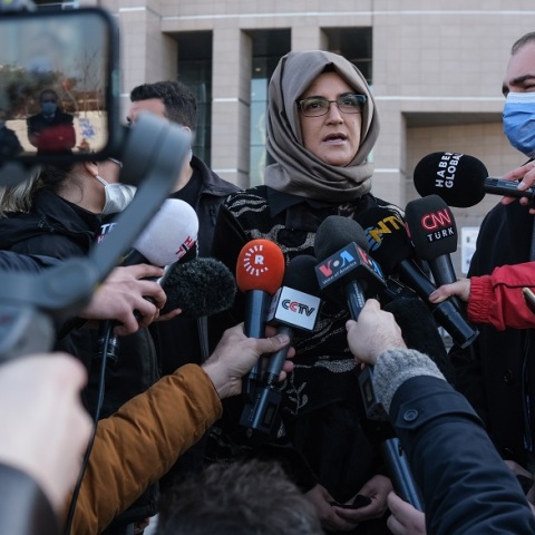 H χήρα του δημοσιογράφου, Τζαμάλ Κασόγκι, Χατιτζέ Τζενγκίζ ζητεί οι ΗΠΑ να φροντίσουν η Σαουδική Αραβία να λογοδοτήσει