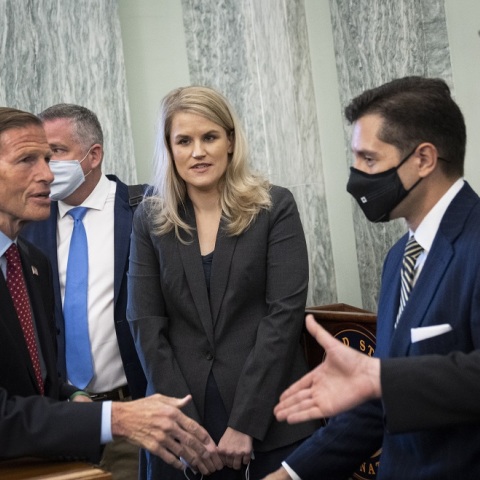 Η πρώην υπάλληλος του Facebook πριν την κατάθεση της στο Κογκρέσο