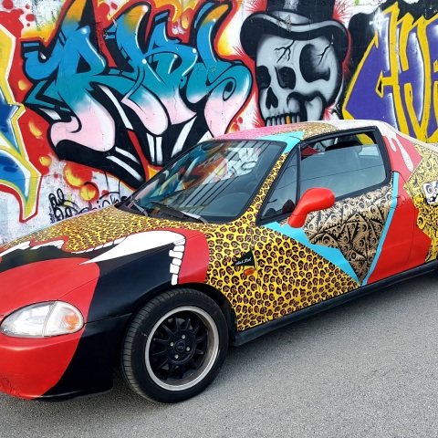 Αυτοκίνητο που έχει επιζωγραφιστεί 