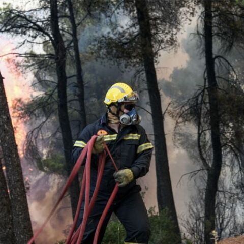 Φωτιά τώρα στην ορεινή Ναυπακτία