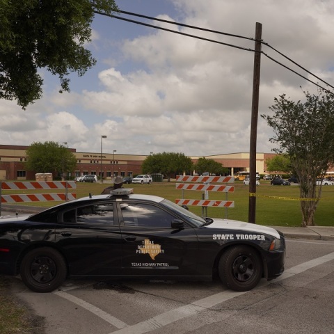 Περιπολικό έξω από σχολείο του Τέξας