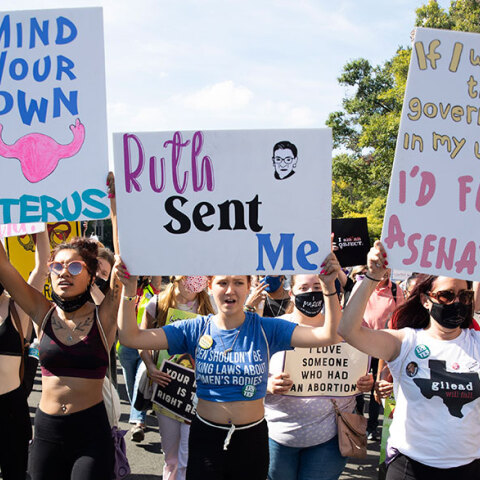 Διαδήλωση στο Τέξας κατά του νόμου που απαγορεύει τις περισσότερες αμβλώσεις