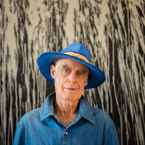 Ένας καφές με τον εικαστικό Richard Long στο Θησείο