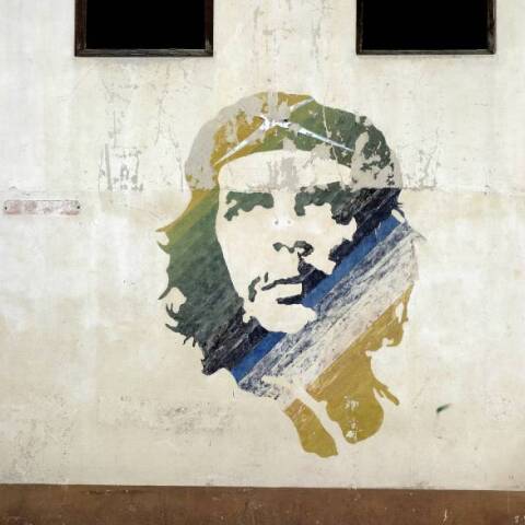 Τοιχογραφία με τον Ερνέστο Τσε Γκεβάρα στην Κούβα