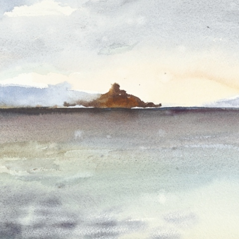 Λένα Απέργη-Κούτση, "13 Οκτωβρίου, ώρα 6 μ.μ." από την έκθεση "Μια διαδρομή" στη Γκαλερί Ζουμπουλάκη