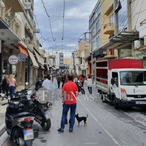 Σεισμός στην Κρήτη: Στον δρόμο οι πολίτες
