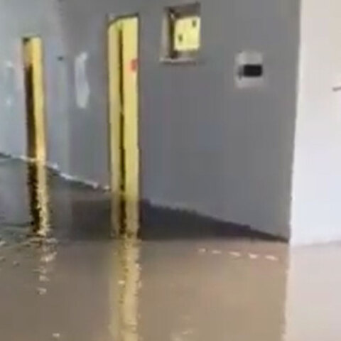 Πλημμύρες στη Σχολή Καλών Τεχνών από την κακοκαιρία «Μπάλλος»