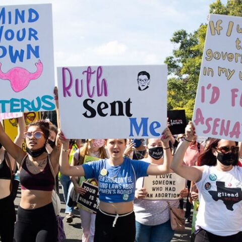 Διαδήλωση στο Τέξας κατά του νόμου που απαγορεύει τις περισσότερες αμβλώσεις