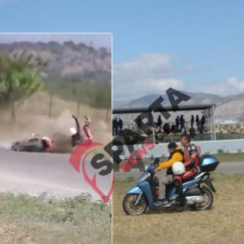 Aτύχημα σε αγώνα με μηχανές στα Μέγαρα