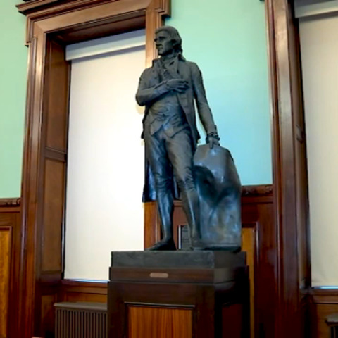 Άγαλμα του Τόμας Τζέφερσον στη Νέα Υόρκη