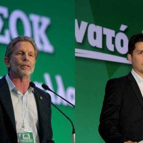 Ο Παύλος Γερουλάνος και ο Παύλος Χρηστίδης κατέθεσαν τις υπογραφές για το ΚΙΝΑΛ