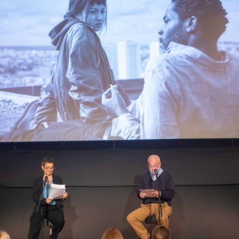 62ο Φεστιβάλ Κινηματογράφου Θεσσαλονίκης. Η γενική διευθύντρια του φεστιβάλ Ελίζ Ζαλαντό και ο επικεφαλής προγράμματος Γιώργος Κρασσακόπουλος στη σημερινή συνέντευξη τύπου