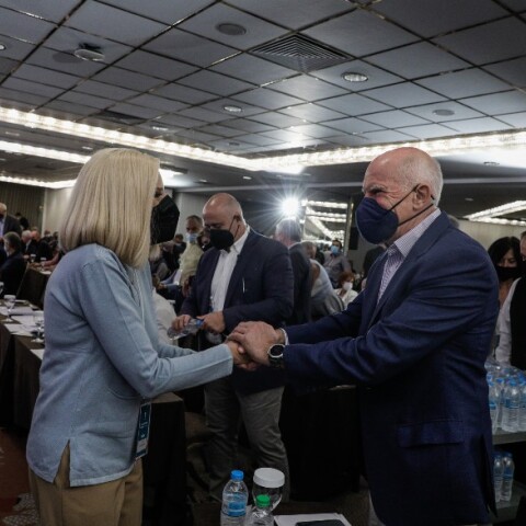 Η Φώφη Γεννηματά και ο Γιώργος Παπανδρέου