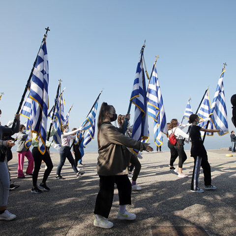 Μαθητική παρέλαση για την 28η Οκτωβρίου (ΦΩΤΟ ΑΡΧΕΙΟΥ)