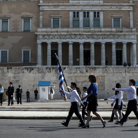 Μαθητική παρέλαση για την 28η Οκτωβρίου (ΦΩΤΟ ΑΡΧΕΙΟΥ)