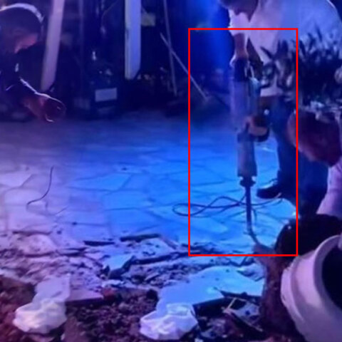 Καλεσμένος σπάει τα πλακάκια με το κομπρεσέρ σε γαμήλιο γλέντι στα Μάλια στην Κρήτη