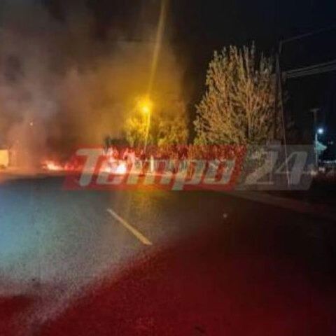 Κλειστή η εθνική οδός Πατρών - Πύργου