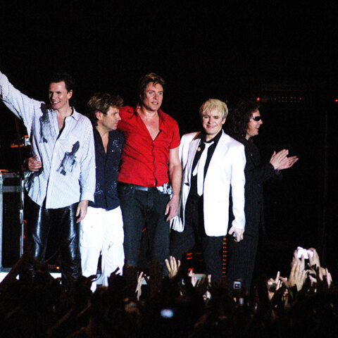 Στιγμιότυπο από τη συναυλία των Duran Duran στην Ελλάδα το καλοκαίρι του 2005