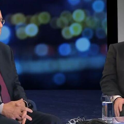 Ο Λεωνίδας Γρηγοράκος και ο Γιάννης Πλακιωτάκης 