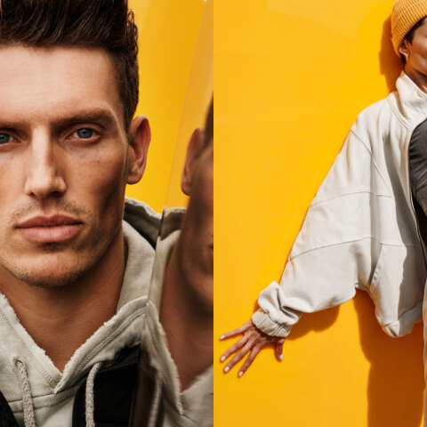 Άνδρας και γυναίκα μοντέλα στην καμπάνια του brand Dirty Laundry