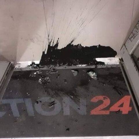 Επίθεση στον τηλεοπτικό σταθμό Action 24