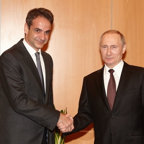 Κυριάκος Μητσοτάκης - Βλαντίμιρ Πούτιν