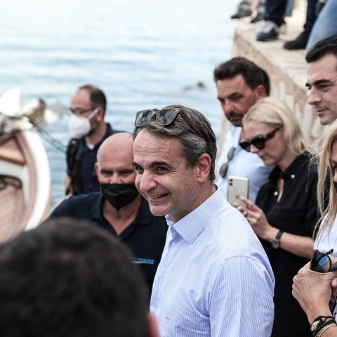 Επίσκεψη του Πρωθυπουργού Κυριάκου Μητσοτάκη στην Χάλκη