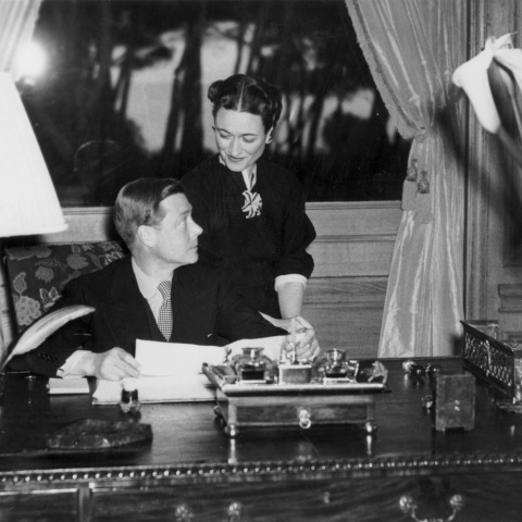 2 Ιανουαρίου 1939. Ο Δούκας και η Δούκισσα του Ουίνδσορ στο παραθαλάσσιο σπίτι τους, τη Villa La Croe στο Cap D'Antibes 