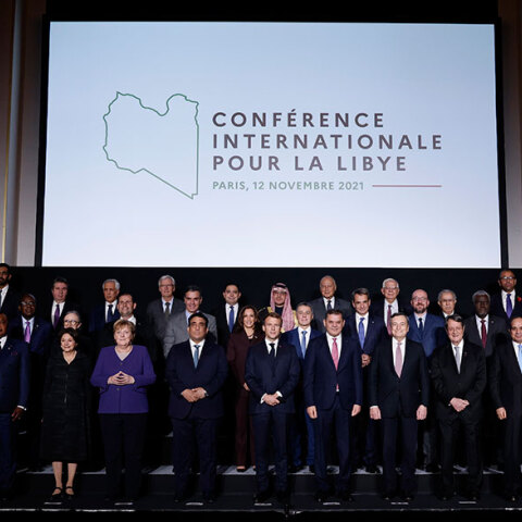 Στη Διεθνή Διάσκεψη για τη Λιβύη στο Παρίσι ο πρωθυπουργός Κυριάκος Μητσοτάκης μαζί με τους υπόλοιπους ηγέτες που συμμετέχουν