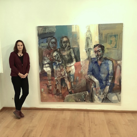 Η Μαρίνα Κροντηρά στην γκαλερί Αγκάθι-Κartάλος