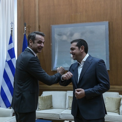 Κυριάκος Μητσοτάκης - Αλέξης Τσίπρας - Βουλγαρία