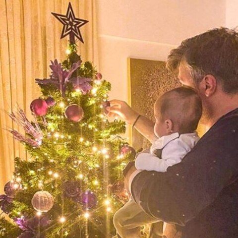 Γιάννης Καλλιάνος: Η χριστουγεννιάτικη ανάρτηση με τον γιο του