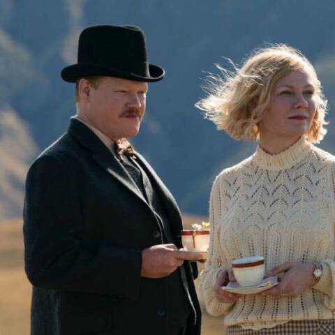 Οι Jesse Plemons και Kirsten Dunst στην ταινία «Η εξουσία του σκύλου»