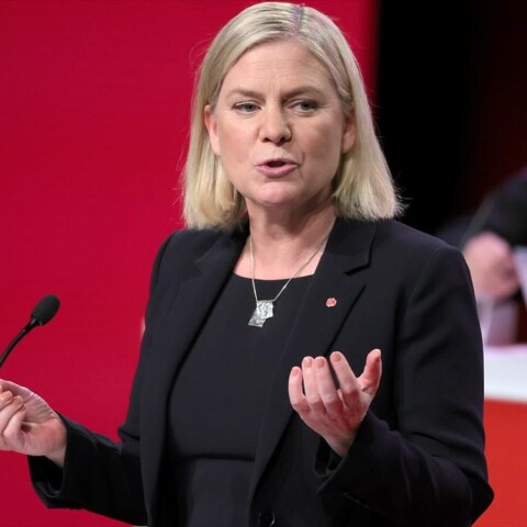 Σουηδία: Το κοινοβούλιο εξέλεξε και πάλι πρωθυπουργό τη Μαγκνταλένα Άντερσον