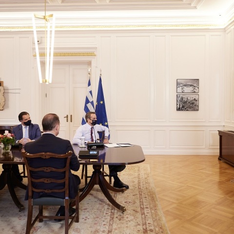 Κυριάκος Μητσοτάκης - Συνάντηση με στελέχη της Amazon για την μεγάλη επένδυσή στην Ελλάδα