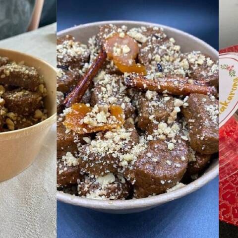 Vegan μελομακάρονα.