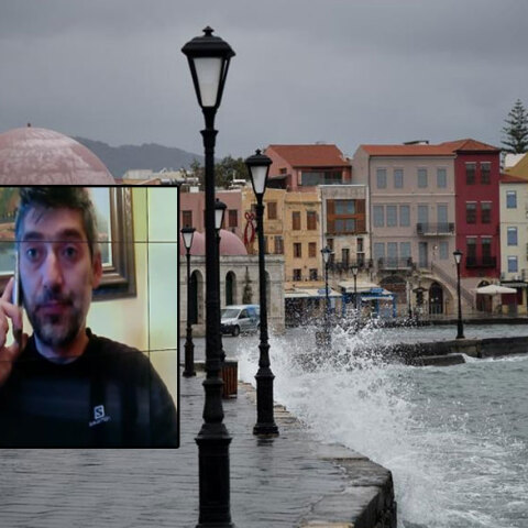 Σε καραντίνα στα Χανιά ο Κώστας Αγγελάκης (ένθετη), ο πρώτος ασθενής με τη μετάλλαξη Όμικρον στην Ελλάδα