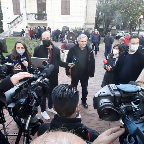 Εκλογές στο ΚΙΝΑΛ: Ο Χάρης Καστανίδης ψήφισε στη Θεσσαλονίκη και ευχήθηκε «ανάταση στη Δημοκρατική Παράταξη μετά τις 12 Δεκεμβρίου».