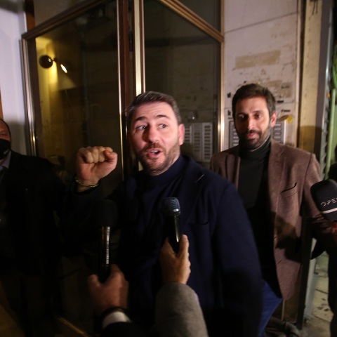 Εκλογές ΚΙΝΑΛ - Νίκος Ανδρουλάκης: Με χειροκροτήματα έγινε δεκτός στο γραφείο του ο πρωταγωνιστής των εξελίξεων στην Κεντροαριστερά. 