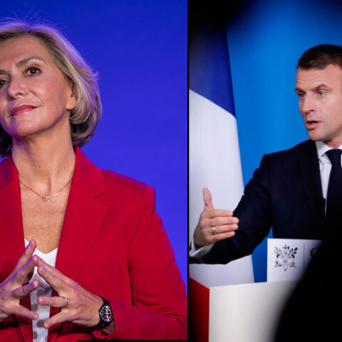 Βαλερί Πεκρές και Εμανουέλ Μακρόν