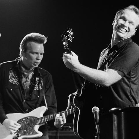 Το συγκρότημα The Blasters κατά τη διάρκεια συναυλίας