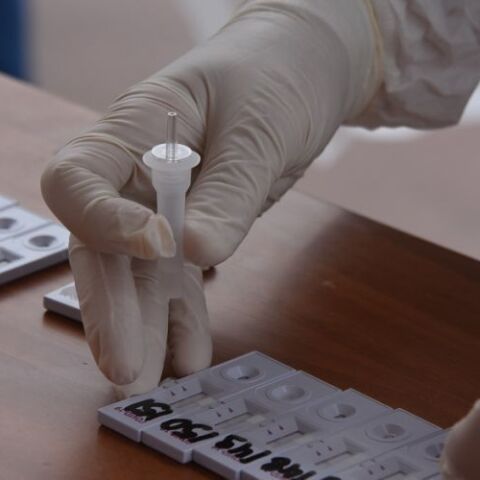 Στιγμιότυπο από rapid test  