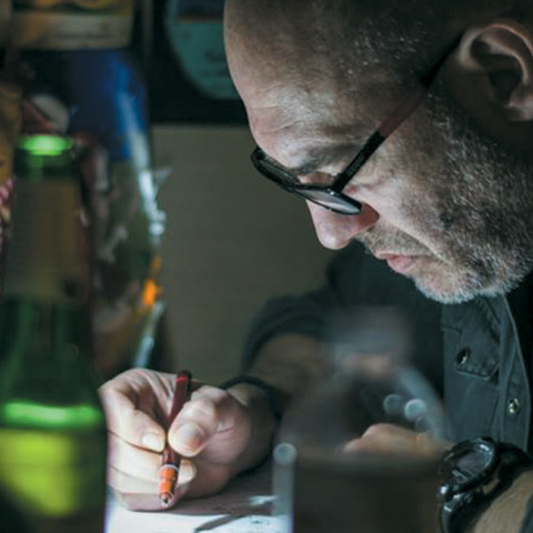 Ο σκιτσογράφος Αργύρης Μαυρέας