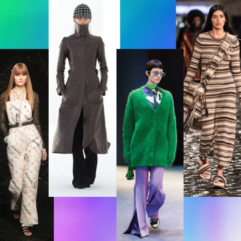 6 μοντέλα φορούν ρούχα από οίκους μόδας και παρουσιάζουν τα trends του φετινού χειμώνα