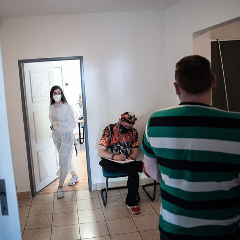 Εμβολιαστικό κέντρο στη Σλοβακία για τον κορωνοϊό