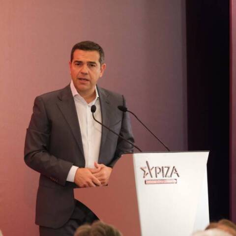 Ομιλία του προέδρου του ΣΥΡΙΖΑ στη Λάρισα, στο πλαίσιο της περιοδείας του στη Θεσσαλία